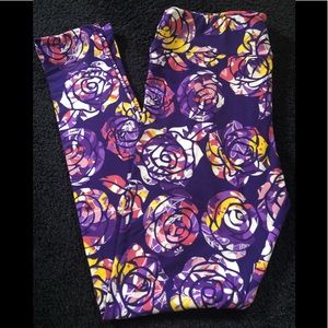 Lularoe TC Rose Leggings